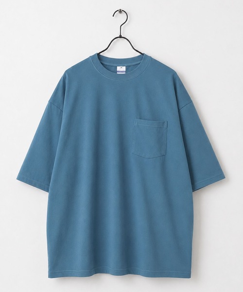 CALIFORNIA OUTFITTERS(カリフォルニア アウトフィッターズ)の「3D1 ポケット付 ワイドシルエット Tシャツ(Tシャツ/カットソー・メンズ・ブルー/ブラック/ワイン/ホワイト/ブラウン/チャコール・M/L/XL)」の5枚目の写真