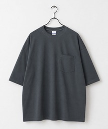3D1 ポケット付 ワイドシルエット Tシャツ