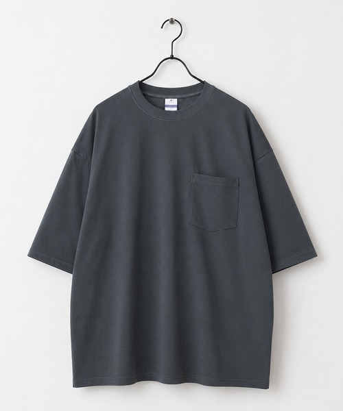 CALIFORNIA OUTFITTERS(カリフォルニア アウトフィッターズ)の「3D1 ポケット付 ワイドシルエット Tシャツ(Tシャツ/カットソー・メンズ・ブルー/ブラック/ワイン/ホワイト/ブラウン/チャコール・M/L/XL)」の3枚目の写真