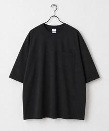 3D1 ポケット付 ワイドシルエット Tシャツ
