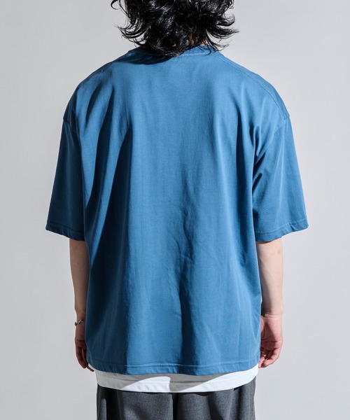 CALIFORNIA OUTFITTERS(カリフォルニア アウトフィッターズ)の「3D1 ポケット付 ワイドシルエット Tシャツ(Tシャツ/カットソー・メンズ・ブルー/ブラック/ワイン/ホワイト/ブラウン/チャコール・M/L/XL)」の10枚目の写真