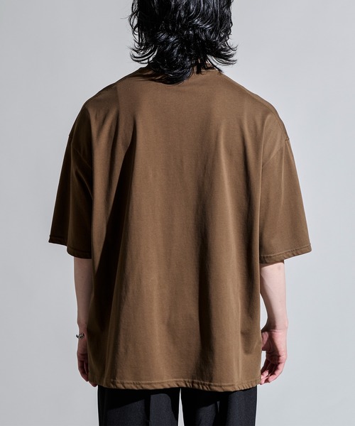 CALIFORNIA OUTFITTERS(カリフォルニア アウトフィッターズ)の「3D1 ポケット付 ワイドシルエット Tシャツ(Tシャツ/カットソー・メンズ・ブルー/ブラック/ワイン/ホワイト/ブラウン/チャコール・M/L/XL)」の7枚目の写真