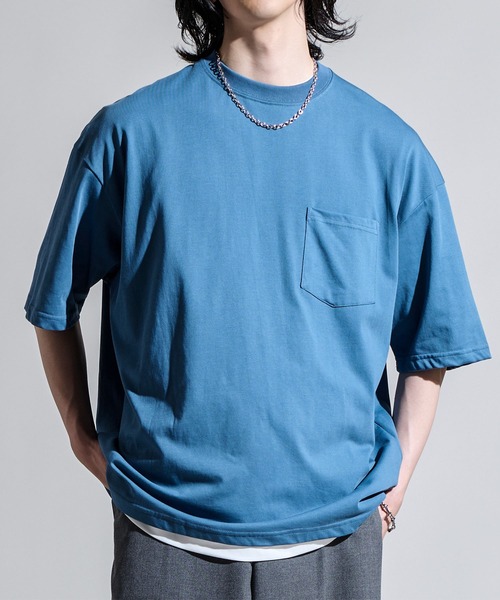 CALIFORNIA OUTFITTERS(カリフォルニア アウトフィッターズ)の「3D1 ポケット付 ワイドシルエット Tシャツ(Tシャツ/カットソー・メンズ・ブルー/ブラック/ワイン/ホワイト/ブラウン/チャコール・M/L/XL)」の18枚目の写真