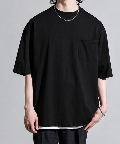 CALIFORNIA OUTFITTERS(カリフォルニア アウトフィッターズ)の「3D1 ポケット付 ワイドシルエット Tシャツ(Tシャツ/カットソー・メンズ・ブルー/ブラック/ワイン/ホワイト/ブラウン/チャコール・M/L/XL)」の21枚目の写真
