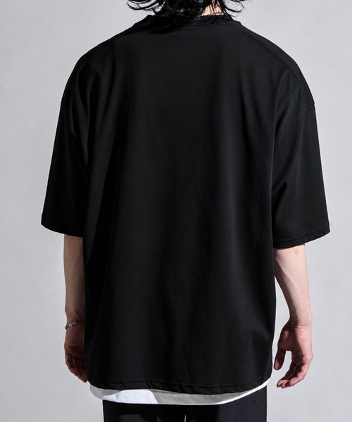 CALIFORNIA OUTFITTERS(カリフォルニア アウトフィッターズ)の「3D1 ポケット付 ワイドシルエット Tシャツ(Tシャツ/カットソー・メンズ・ブルー/ブラック/ワイン/ホワイト/ブラウン/チャコール・M/L/XL)」の19枚目の写真