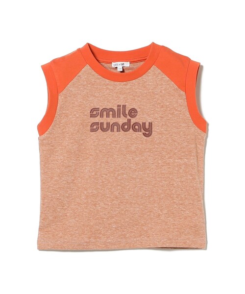 B:MING by BEAMS（ビーミングバイビームス）の「ラグランノースリーブ 2025SS（100～140cm）（Tシャツ/カットソー・キッズ・ブルー/オレンジ・100/120/130/140/110）」の3枚目の写真