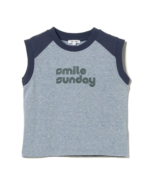 B:MING by BEAMS（ビーミングバイビームス）の「ラグランノースリーブ 2025SS（100～140cm）（Tシャツ/カットソー・キッズ・ブルー/オレンジ・100/120/130/140/110）」の7枚目の写真