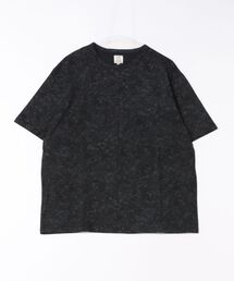【Revo.】 10/-天竺 ムラ染めプリントSSTee/ムラ染めプリントショートスリーブTシャツ/メンズ