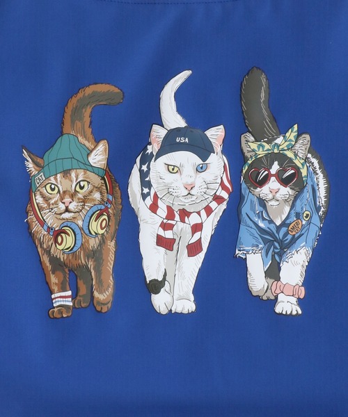 SITRY(シトリー)の「Animal Front & Back Print Eco Bag/猫&犬 アニマル エコバッグ ポケッタブルバッグ ショッピングバッグ(エコバッグ/サブバッグ・レディース・ブルー/グレー系その他/レッド系その他/ライトグレー/レッド/グレー系その他2/チャコール/ブルー系その他・FREE)」の19枚目の写真
