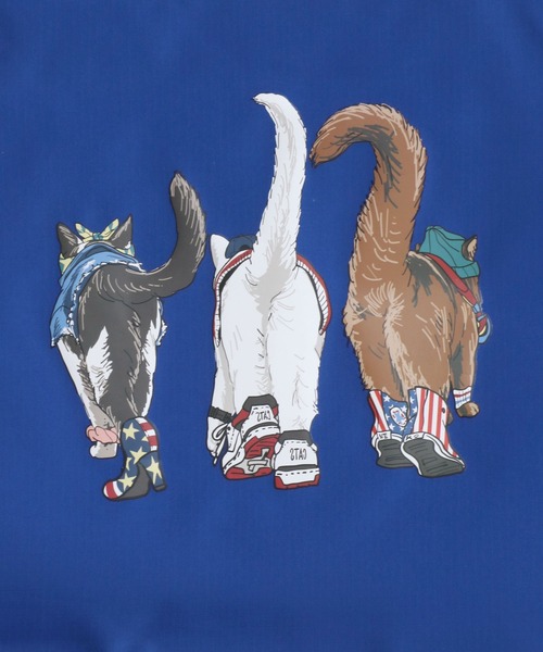 SITRY(シトリー)の「Animal Front & Back Print Eco Bag/猫&犬 アニマル エコバッグ ポケッタブルバッグ ショッピングバッグ(エコバッグ/サブバッグ・レディース・ブルー/グレー系その他/レッド系その他/ライトグレー/レッド/グレー系その他2/チャコール/ブルー系その他・FREE)」の20枚目の写真