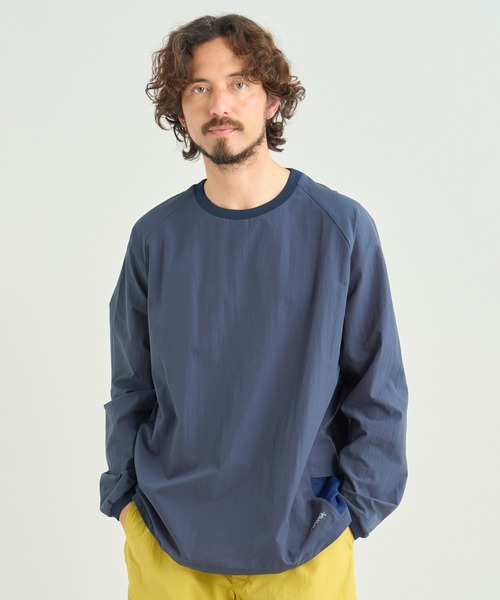 NANGA(ナンガ)の「DotAir COMFY L/S TEE/ドットエア L/Sコンフィーティー(Tシャツ/カットソー・メンズ・ベージュ系その他/ブラック系その他/ブルー/プラム/ネイビー/グリーン・S/M/L/XL)」の4枚目の写真