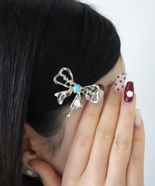 専用。写真の通りヘアピンなし Port / ポート 】 6個セット ラメ マルチ ヘアピン / 透明 ヘア