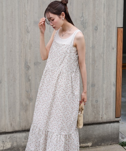 タグ付き未使用　花柄キャミワンピース タグ付き 新品 花柄 キャミワンピース - メルカリ