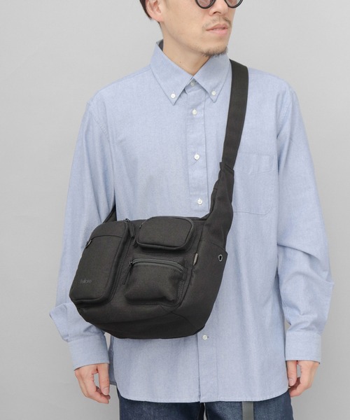 fulcro フルクロ 撥水 8ポケット ショルダーバッグ ユティル A5サイズ