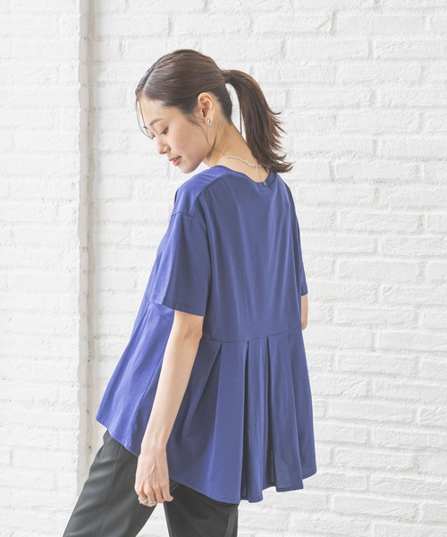 快適ペプラムプルオーバー半袖/289382（Tシャツ/カットソー