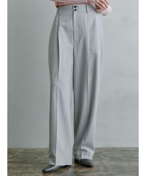 MIESROHE（ミースロエ）の「ﾘﾗｸｼｰｺｸｰﾝﾊﾟﾝﾂ（その他パンツ・レディース・アイボリー/ブラック/グレー・0/1）」の3枚目の写真