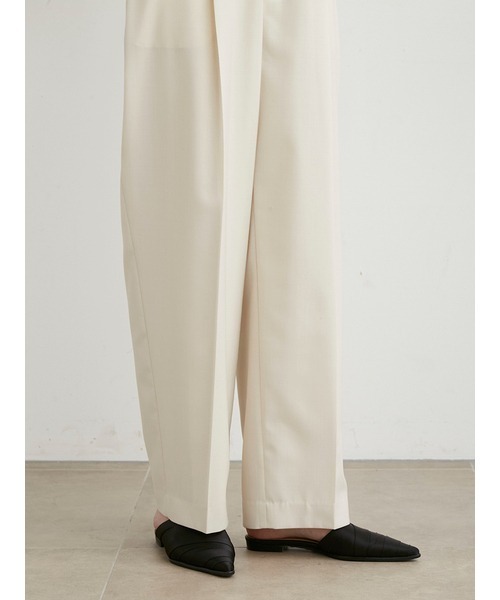 MIESROHE（ミースロエ）の「ﾘﾗｸｼｰｺｸｰﾝﾊﾟﾝﾂ（その他パンツ・レディース・アイボリー/ブラック/グレー・0/1）」の4枚目の写真