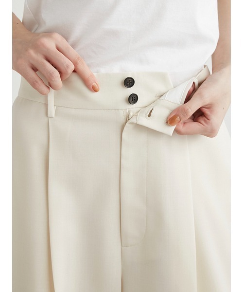 MIESROHE（ミースロエ）の「ﾘﾗｸｼｰｺｸｰﾝﾊﾟﾝﾂ（その他パンツ・レディース・アイボリー/ブラック/グレー・0/1）」の6枚目の写真