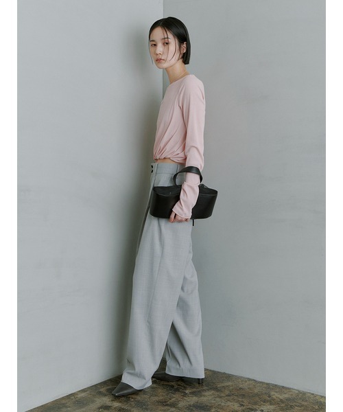 MIESROHE（ミースロエ）の「ﾘﾗｸｼｰｺｸｰﾝﾊﾟﾝﾂ（その他パンツ・レディース・アイボリー/ブラック/グレー・0/1）」の16枚目の写真