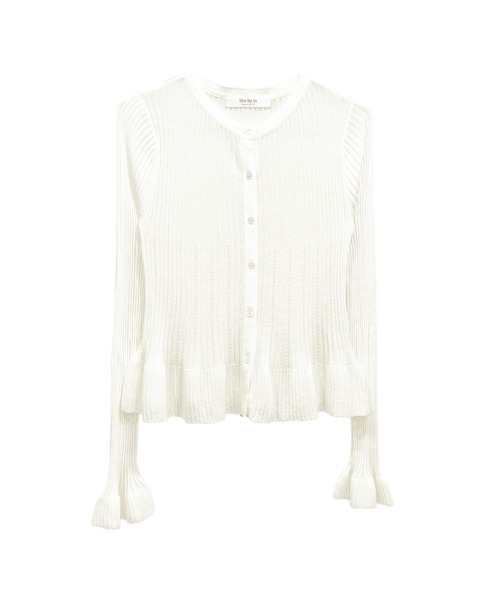 カーディガン Her lip to - Herlipto Be Mine Emblem Knit Cardigan UV Knit Dress Cardigan（カーディガン/ボレロ）｜Her lip to