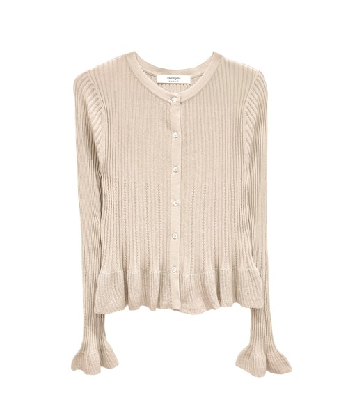 Frill Knit Cardigan（カーディガン/ボレロ）｜Her lip to（ハー
