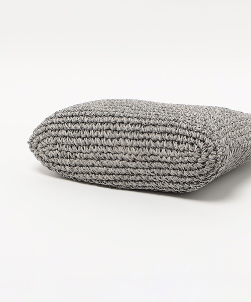 BEAUTY&YOUTH UNITED ARROWS(ビューティーアンドユースユナイテッドアローズ)の「ペーパースクエア ショルダーバッグ -2WAY-(かごバッグ・レディース・グレー系/ブラウン系・FREE)」の16枚目の写真