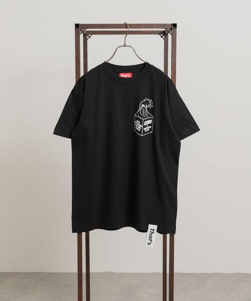 THE GOODLAND MARKET（ザグッドランドマーケット）の「That’s　RE the Tee-FOR OUR WAVES（Tシャツ/カットソー・メンズ・ホワイト/ブラック/ブルー・MEDIUM/LARGE/X-LARGE/XX-LARGE）」の2枚目の写真