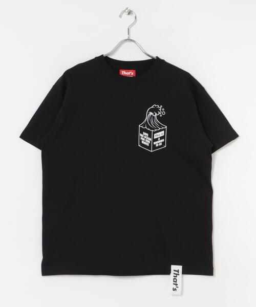 THE GOODLAND MARKET（ザグッドランドマーケット）の「That’s　RE the Tee-FOR OUR WAVES（Tシャツ/カットソー・メンズ・ホワイト/ブラック/ブルー・MEDIUM/LARGE/X-LARGE/XX-LARGE）」の6枚目の写真