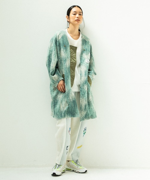STOF(ストフ)の「STOF/ストフ/DIM MOHAIR CORDIGAN(カーディガン/ボレロ・メンズ・ブラック/ベージュ・SMALL/MEDIUM)」の2枚目の写真