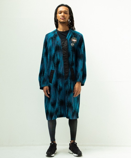 STOF(ストフ)の「STOF/ストフ/DIM MOHAIR CORDIGAN(カーディガン/ボレロ・メンズ・ブラック/ベージュ・SMALL/MEDIUM)」の1枚目の写真