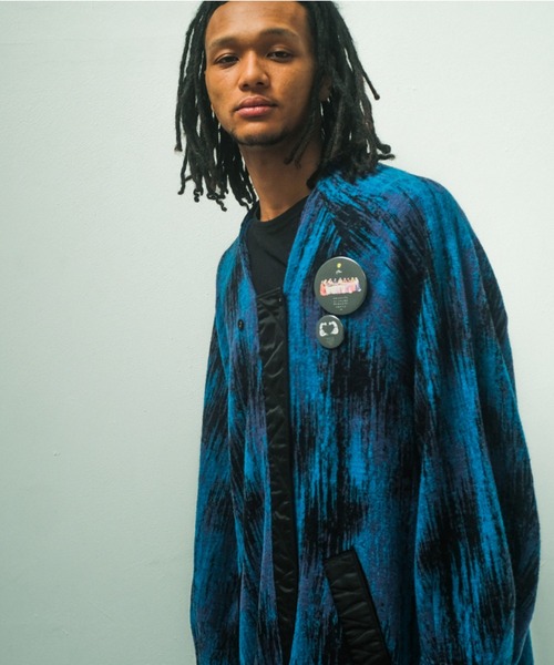 STOF(ストフ)の「STOF/ストフ/DIM MOHAIR CORDIGAN(カーディガン/ボレロ・メンズ・ブラック/ベージュ・SMALL/MEDIUM)」の3枚目の写真