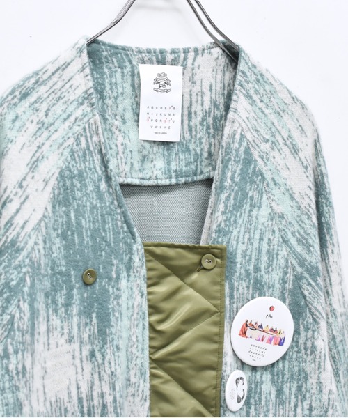 STOF(ストフ)の「STOF/ストフ/DIM MOHAIR CORDIGAN(カーディガン/ボレロ・メンズ・ブラック/ベージュ・SMALL/MEDIUM)」の15枚目の写真
