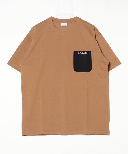 Columbia(コロンビア)の「コロンビア ヤングストリートショートスリーブクルー(Tシャツ/カットソー・メンズ・ブラック/ネイビー/オフホワイト/キャメル・LL/S/M/L)」の4枚目の写真