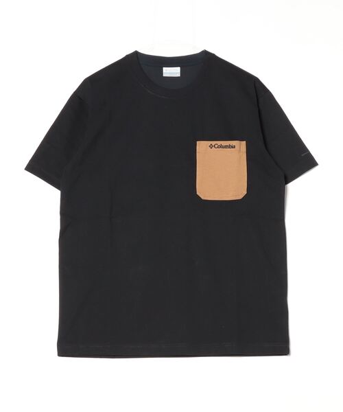 Columbia(コロンビア)の「コロンビア ヤングストリートショートスリーブクルー(Tシャツ/カットソー・メンズ・ブラック/ネイビー/オフホワイト/キャメル・LL/S/M/L)」の1枚目の写真