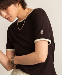 NOLLEY’S | 【MAQWEL/マクウェル】リンガーリブ半袖Tシャツ(Tシャツ/カットソー)