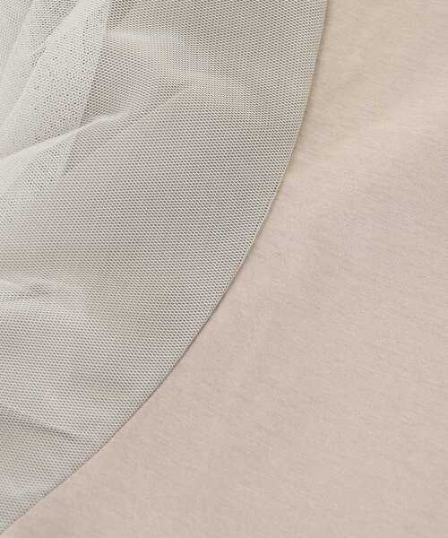 le.coeur blanc（ルクールブラン）の「《手洗い可能》チュールねじりスリーブフレンチプルオーバー（Tシャツ/カットソー・レディース・ブラック/グレイッシュベージュ/オフホワイト/ベージュ・38）」の15枚目の写真