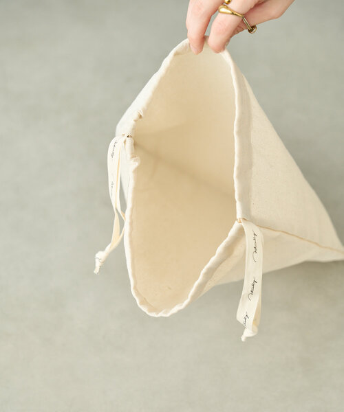 BIRTHDAY BAR（バースデイバー）の「ペーパー手編みメッシュフラットバッグ（トートバッグ・レディース・ベージュ/グレー/パープル/ネイビー・0）」の15枚目の写真