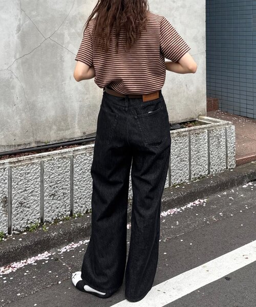 CIAOPANIC TYPY（チャオパニックティピー）の「【UNISEX】ミニボーダーTEE（Tシャツ/カットソー・レディース・ブラウン/グリーン/ブルー・MEDIUM/LARGE）」の22枚目の写真