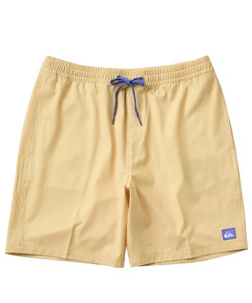 Quiksilver（クイックシルバー）の「SOLID VOLLEY 19NB/クイックシルバー水陸両用ウエストゴムサーフトランクス・ボードショーツ・バギーショーツ(水着)（水着・メンズ・ブルー/イエロー/グリーン/ブラック・MEDIUM/XX-LARGE/X-LARGE/LARGE/SMALL）」の4枚目の写真