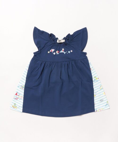 セール】32/-天竺ｷｼﾘﾄｰﾙ加工ワンピース（ワンピース）｜KP