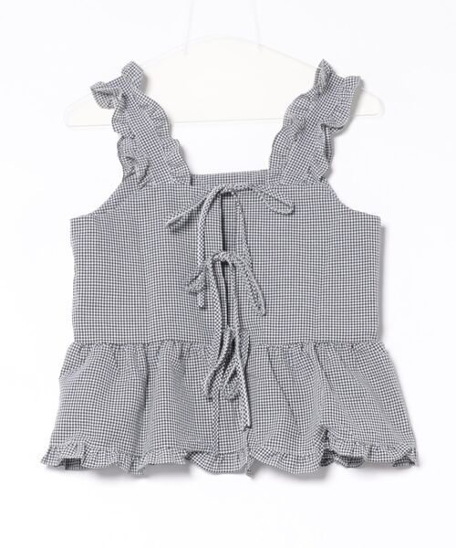 MAISON RAVIEW チェックリボンキャミソール MAISON RAVIEW チェックリボンキャミソール かわいい
