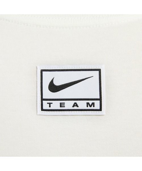 NIKE（ナイキ）の「ナイキ NIKE ナイキ  NSW スリム クロップ ストリート S/S Tシャツ（Tシャツ/カットソー・レディース・オフホワイト/ブラック・S/M/L）」の7枚目の写真