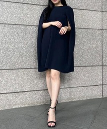 アニュアンス anuans ストレートタックカットワンピース （BLACK
