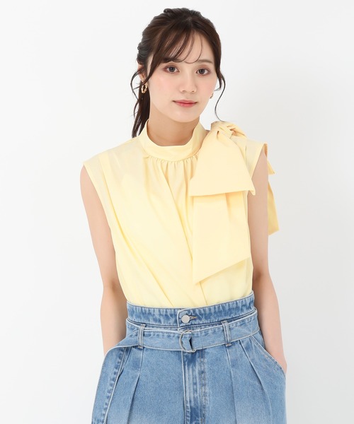 トップス Big Ribbon Blouse セール】2025春夏新作 BIGリボンブラウス（シャツ/ブラウス