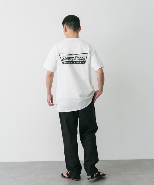 Sloppy Supply（スラッピーサプライ）の「『別注』SLOPPY SUPPLY×DOORS　SNAPPY T-SHIRTS（Tシャツ/カットソー・メンズ・ホワイト/ブラック・X-LARGE/LARGE）」の7枚目の写真