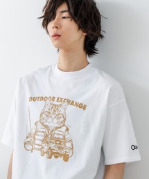 OUTDOOR EXCHANGE（アウトドアエクスチェンジ）の「【OUTDOOR EXCHANGE/アウトドアエクスチェンジ】アニマルプリント クルーネックTシャツ オーバーサイズ（Tシャツ/カットソー）」
