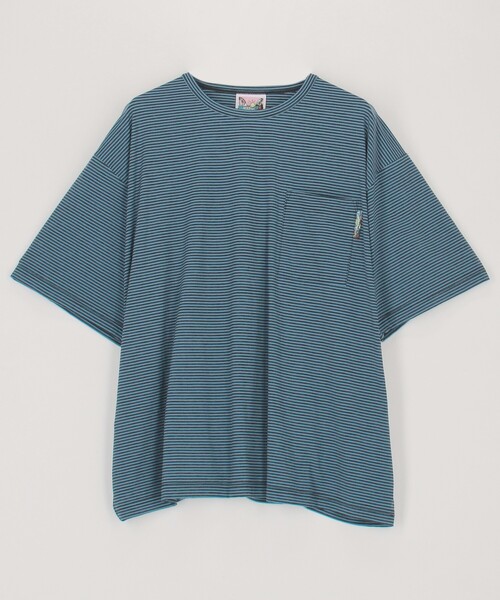 【新品タグつき】FREAK'S STORE ボーダーラッシュガード付ビキニセット FREAK'S STORE（フリークスストア）の「【限定展開】ボーダー