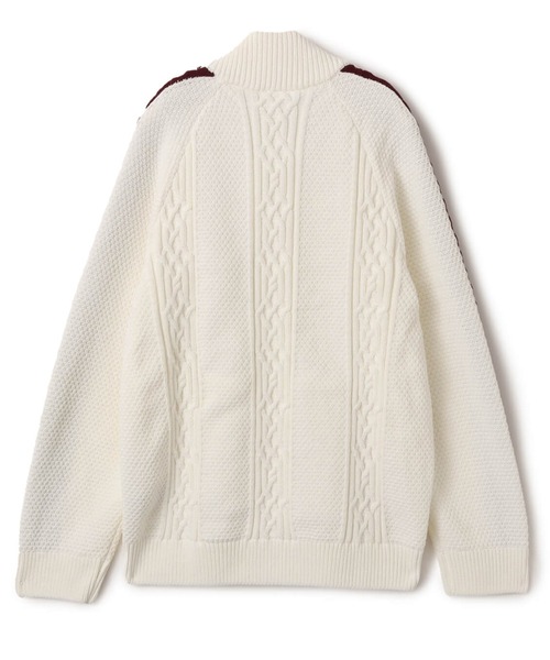 adidas（アディダス）の「adidas ARCHIVE KNIT TT / アディダス アーカイブ ニット トラック トップ（その他トップス・レディース・ホワイト・L/M/S）」の5枚目の写真