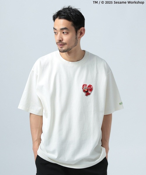 BAYFLOW（ベイフロー）の「【SESAME STREET(セサミストリート)】別注アソートプリント半袖Tシャツ（Tシャツ/カットソー・メンズ・オフホワイト/ベージュ/チャコール/ネイビー・LARGE/MEDIUM）」の13枚目の写真