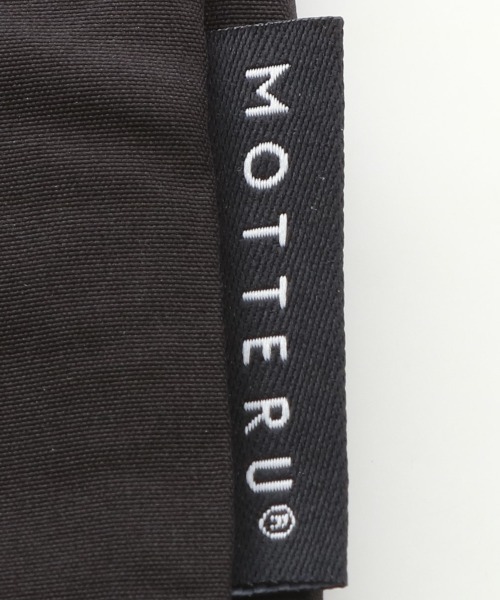 MOTTERU(モッテル)の「MOTTERU CURURITO モッテル クルリト リサイクルフラットバッグ(クラッチバッグ・レディース・レッド/ブラック・FREE)」の7枚目の写真